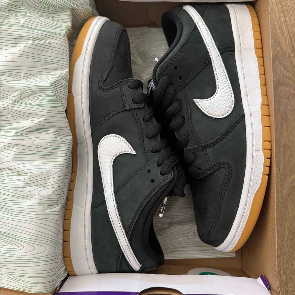 Nike SB Dunk Low Pro Black and White Sneakers